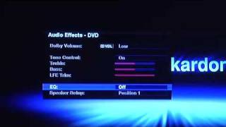 A walk through of the Harman Kardon high Definition User Interface for AVR 2600 2600 and 7550HD [upl. by Ielirol393]