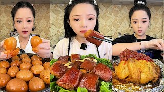 ASMR MUKBANG spicy Pork Bellly Soothing Sounds While Enjoying Delicious 먹방 모음이 팅쇼 리얼 사운드 170 [upl. by Len]