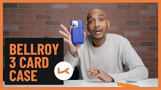 Phone Case 3 Card Bellroy iPhone 15 Pro Case Review A Stylish Solution for Card Storage [upl. by Tasia]