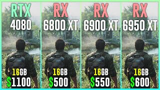 RTX 4080 vs RX 6800 XT vs RX 6900 XT vs RX 6950 XT  Test in 12 Games [upl. by Irrek]