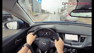 Opel Grandland X  fully specced 20 blueHDI  4K POV Test city Drive [upl. by Bergman]