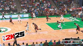 NBA 2K25 1011 Miami Heat vs 1011 Boston Celtics FULL  Xbox Series X 4K [upl. by Nilram]