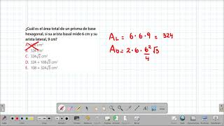 Área de un prisma hexagonal [upl. by Luckin1]