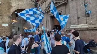 Palio di Siena  4 luglio 2024  Attesa cuore sospeso e gioia vissuti nella Contrada dellOnda [upl. by Galen310]