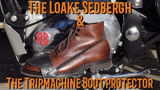 The TRIPMACHINE boot protector amp The LOAKE Sedbergh boots Classic Gentlemans motorcycle Essentials [upl. by Atinid]