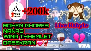 ROHEN GHORES NANAS 💗🍷 live khalef 🍷🎶🎙🎛🥁 [upl. by Artsa]