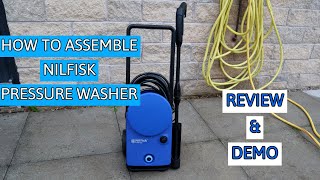 Nilfisk Core 125 bar 1400 Watt Pressure Washer How To Assemble Review amp Demonstration [upl. by Aynnat]