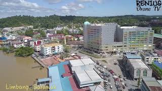 Limbang Sarawak Aerial View [upl. by Ylas]