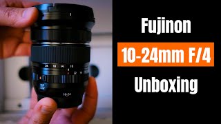 Fujinon XF 1024mm F4 R OIS WR Lens Unboxing [upl. by Leizar403]