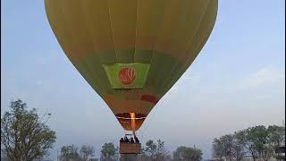 Symbolic Hot Air Balloon ride start from Kuberpur Agra [upl. by Adal]