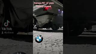 bmw 330d m57N coldstart straight pipe 15c [upl. by Ezara433]