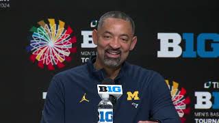 Michigan Juwan Howard Press Conference after seasonending loss to Penn State [upl. by Lletnohs627]