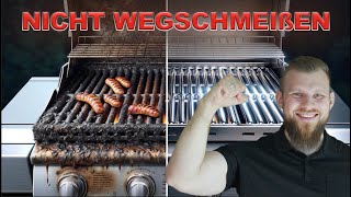 Großer Schock Gasgrill nach dem Winter vergammelt  So wird er wieder wie neu [upl. by Tabbi577]