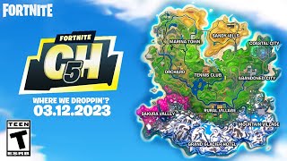 Fortnite Chapter 5  Season 1 MAP REVEALED [upl. by Nossaj]