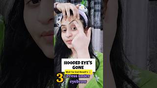 Hooded Eyes Gone😱Facial FitnessFace Yoga shorts ytshort yoga faceyoga viral facial exercise [upl. by Briny]