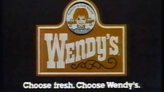 1985 Wendys commercial [upl. by Elisabetta]