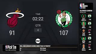 Celtics  Heat Game 5 Conference Finals Live Scoreboard  NBAPlayoffs Presented by Google Pixel [upl. by Nelg314]