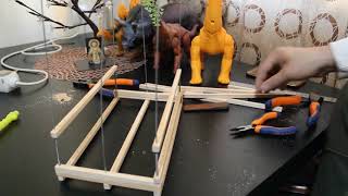 COMO HACER UNA JAULA PARA PAJAROS  AVES CANARIOS  HOW TO MAKE CAGE FOR BIRD [upl. by Nywles]