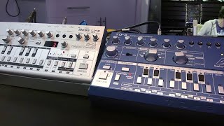 EP49 Comparing the Roland TB03 with Behringer TD3 [upl. by Lindly]