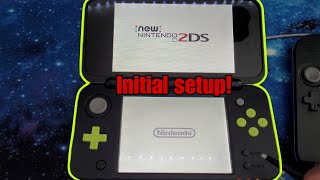 New Nintendo 2DS XL Initial console setup 4K [upl. by Ennairod973]