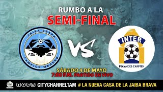 🦀 Jaiba Brava Tampico Madero 🆚 Club Inter Playa del Carmen 🔴 Reclasificación Liga Premier🔴04 may [upl. by Valerie]