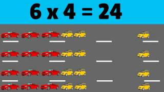 Multiplikationstabellen  Tabelle 4 [upl. by Akehsay]