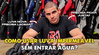 COMO USAR LUVA IMPERMEÁVEL SEM ENTRAR ÁGUA  DICARECA [upl. by Yeldoow]