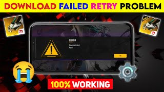 FREE FIRE DOWNLOAD FAILED RETRY PROBLEM  HOW TO SOLVE FREE FIRE DOWNLOAD FAILED PROBLEM [upl. by Eiggep]