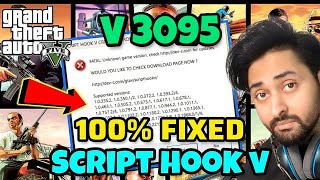 GTA 5 V3095 UPDATE  SCRIPT HOOK V CRITICAL ERROR 2023  Script Hook V  GTA 5 Mods HindiUrdu [upl. by Arval]