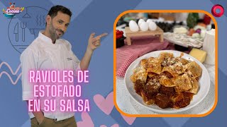 Ravioles de estofado en su salsa  EscuelaDeCocina [upl. by Jedthus]