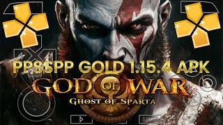 NUEVA VERSION DE PPSSPP 1154 GOLD ANDROID ES INCREIBLE  BRUTAL ACTUALIZACION [upl. by Notgnillew]