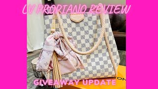 LOUIS VUITTON PROPIANO REVIEW AND GIVEAWAY UPDATE [upl. by Tamera]