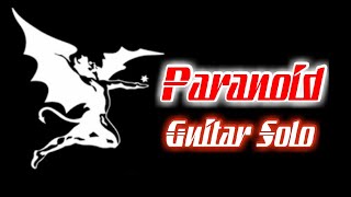 Paranoid Isolated Guitar Solo Track [upl. by Enattirb]