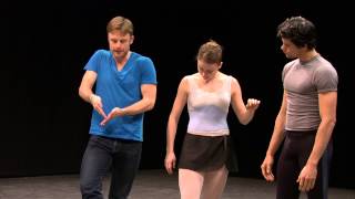 Christopher Wheeldon rehearses Aeternum [upl. by Eneli]