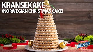 How to Make Kransekake Norwegian Christmas Cake [upl. by Ahseinar]