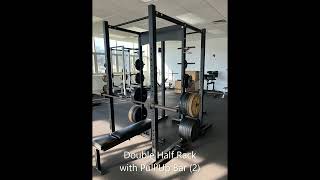 GovDeals Double half rack with pull up bars [upl. by Marlyn]