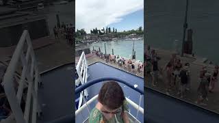 ship traveling  From Peschiera del Garda to Sirmione  subscribe for complete video [upl. by Russi]