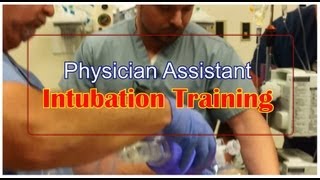 PA CMAC Intubation Training [upl. by Eiralc653]