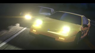 Civic VS Fiero Flashback Battle Street Drift Revival Blender Animation [upl. by Emmerie603]