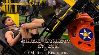 Thighs Quads Workout in GYM  SURYAKANT SINGH [upl. by Tedra]