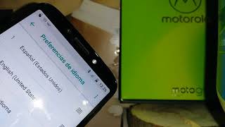 Cambiar idioma de Ingles a Español al tel Moto g6 play de Boost Mobile y Verizon Motorola XT19227 [upl. by Akins]