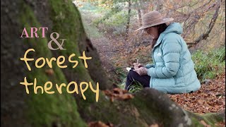 Autumn forest therapy ✶ plein air watercolor [upl. by Cynthy]