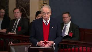 Grassley Floor Speech on Section 702 Reauthorization [upl. by Brnaba]