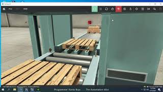 Palletizer PLC Sim V16 [upl. by Malkah607]
