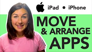 iPhone amp iPad How to Move or Arrange Apps and Icons on an iPhone or iPad [upl. by Cassiani]