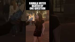 Kamala Supporter Obliterated with This One Question [upl. by Romito]