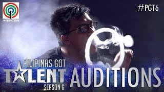 Pilipinas Got Talent 2018 Auditions JM Bayot  Vape Smoke Tricks [upl. by Anyehs]