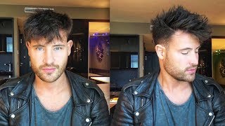 Haarstyling Tipps für Männer so style ich den Fade Cut [upl. by Attenev]