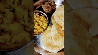 Cholar daler kochuri 😋 food [upl. by Ahsena]