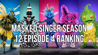 Masked Singer Season 12 Episode 4 Ranked [upl. by Marthena503]